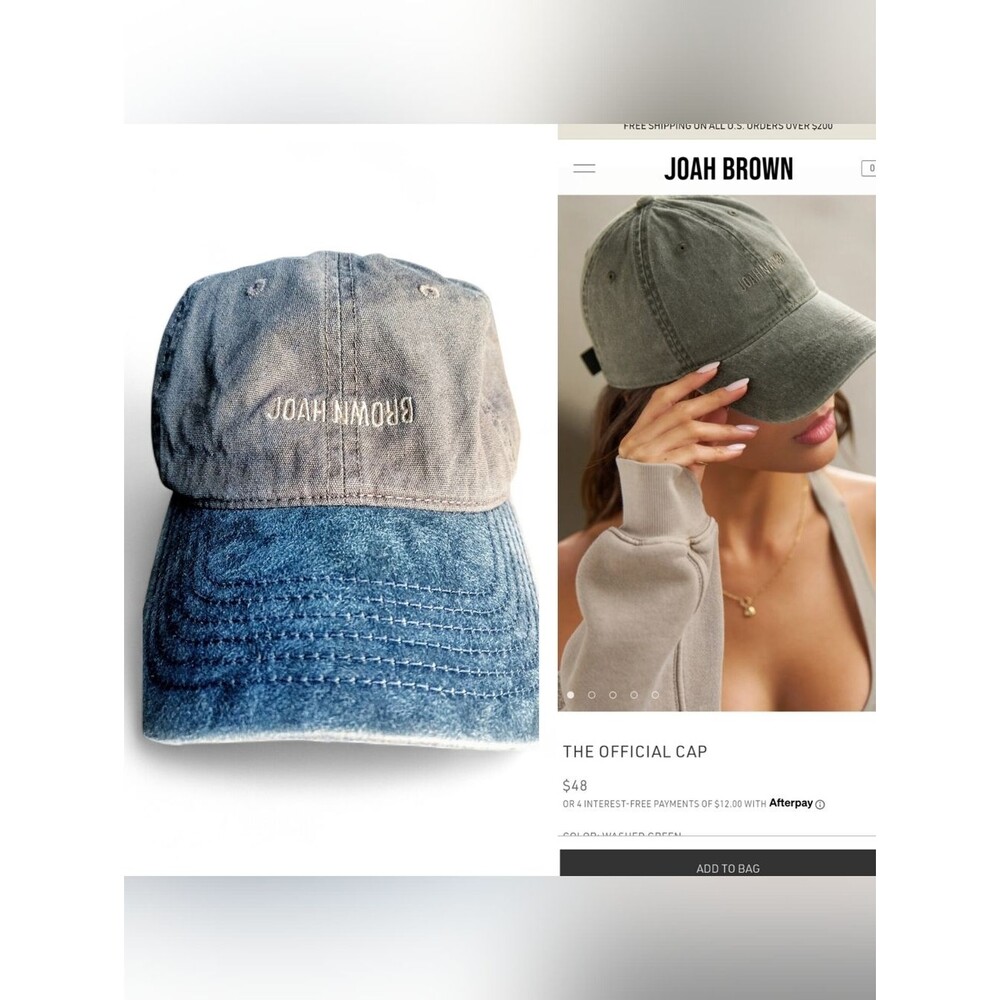Joah Brown The Official Cap Limited Edition Light Brown Green Suede Brim